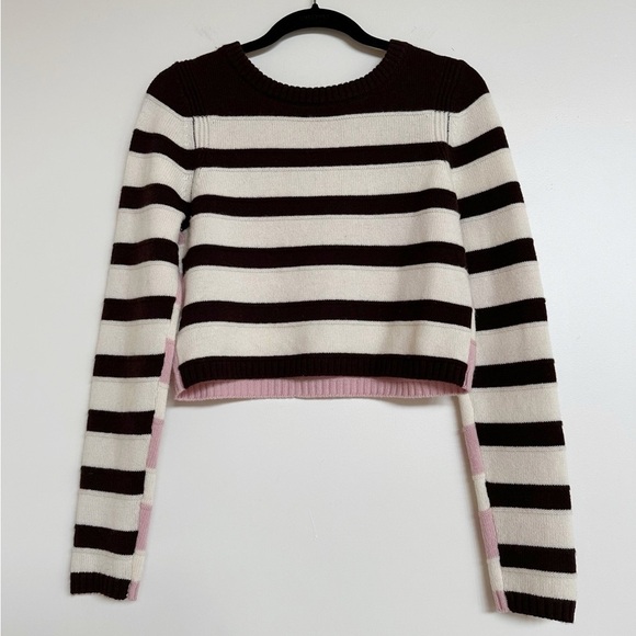 Solid & Striped June Cropped Sweater Size Medium - Picture 2 of 10